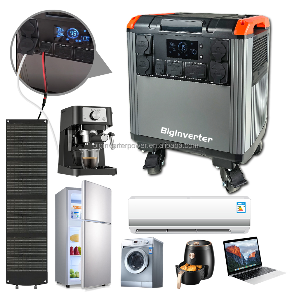 Portable Power Station - Generador Solar de 5000W, Estación de