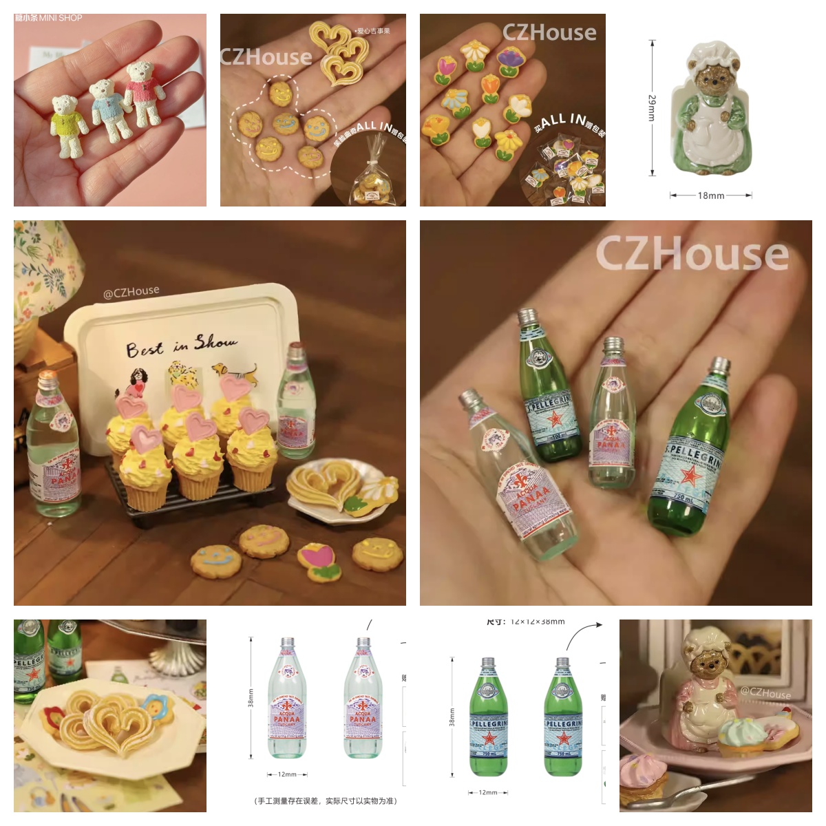 Bear Canister - Colección de Postres en Miniatura a