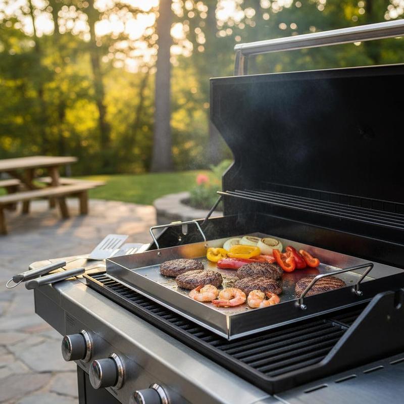 Outdoor Camping Kitchen - Plancha universal de superficie plana de