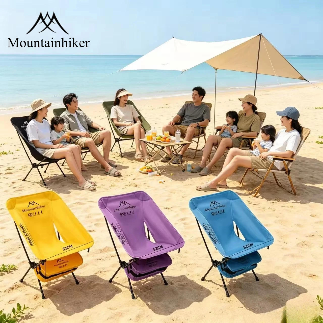 Outdoor Camping Hammock Chair - Silla Plegable Ultraligera Tipo Luna, de