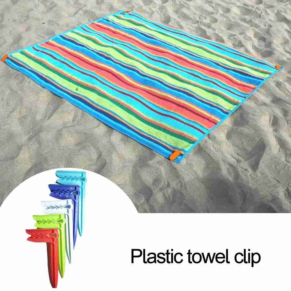 Outdoor Camping Rugs - 10 Uds. Clip para toalla de