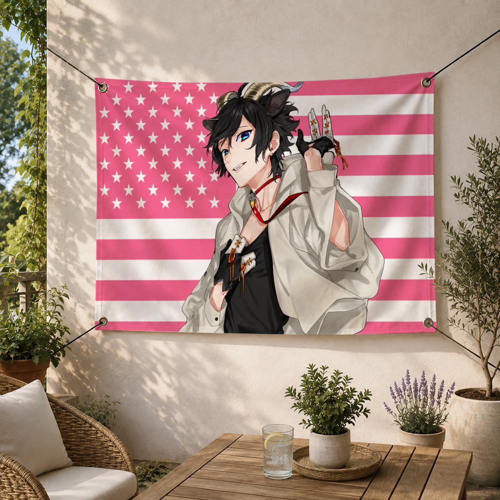 Outdoor Camping Anime - Banderas decorativas de Anime Romance I-Izumi
