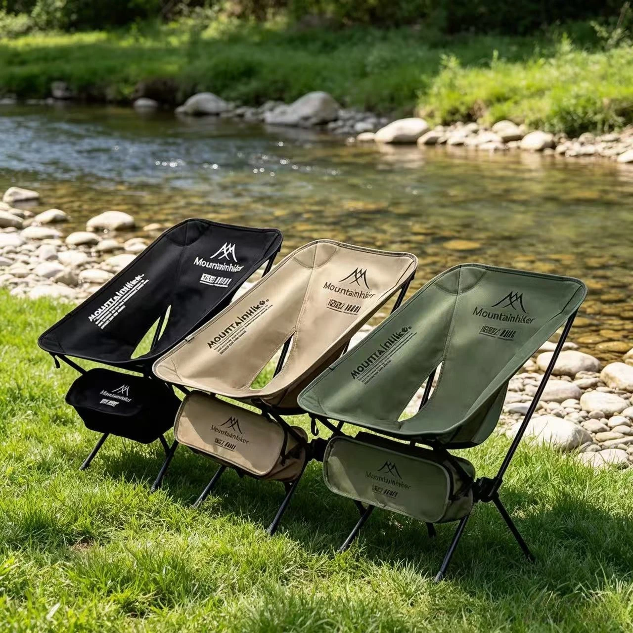 Outdoor Camping Hammock Chair - Silla Plegable Ultraligera Tipo Luna, Portátil,