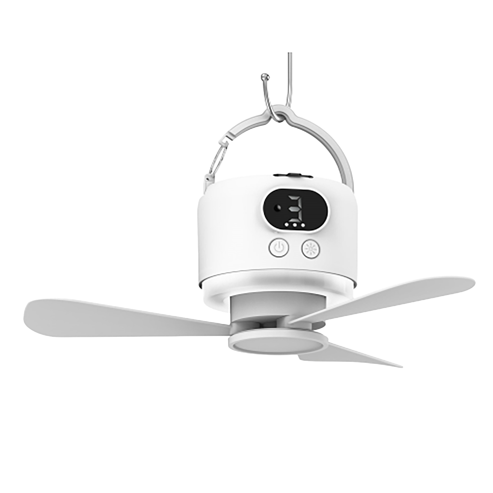 Outdoor Camping Fans - Ventilador de Techo Portátil Recargable de