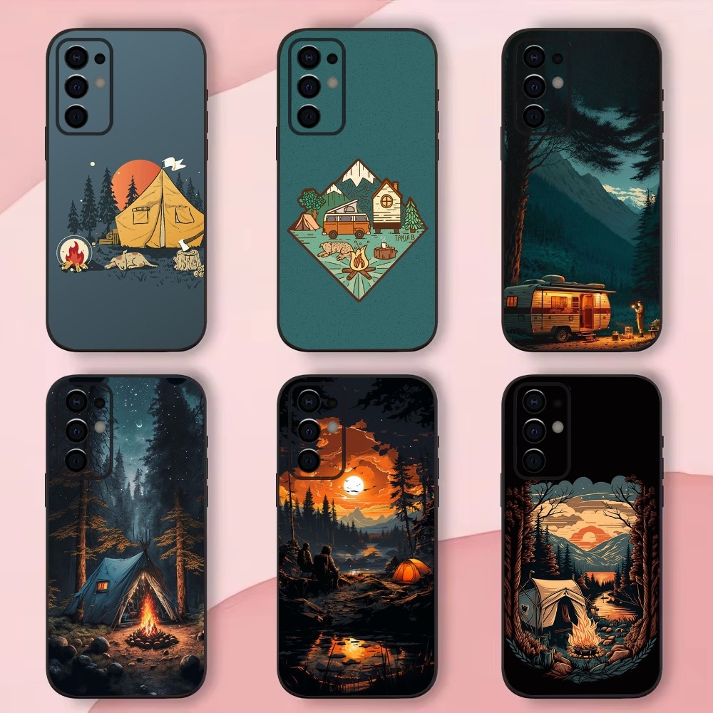 Outdoor Camping Anime - Funda de teléfono Nature para acampar