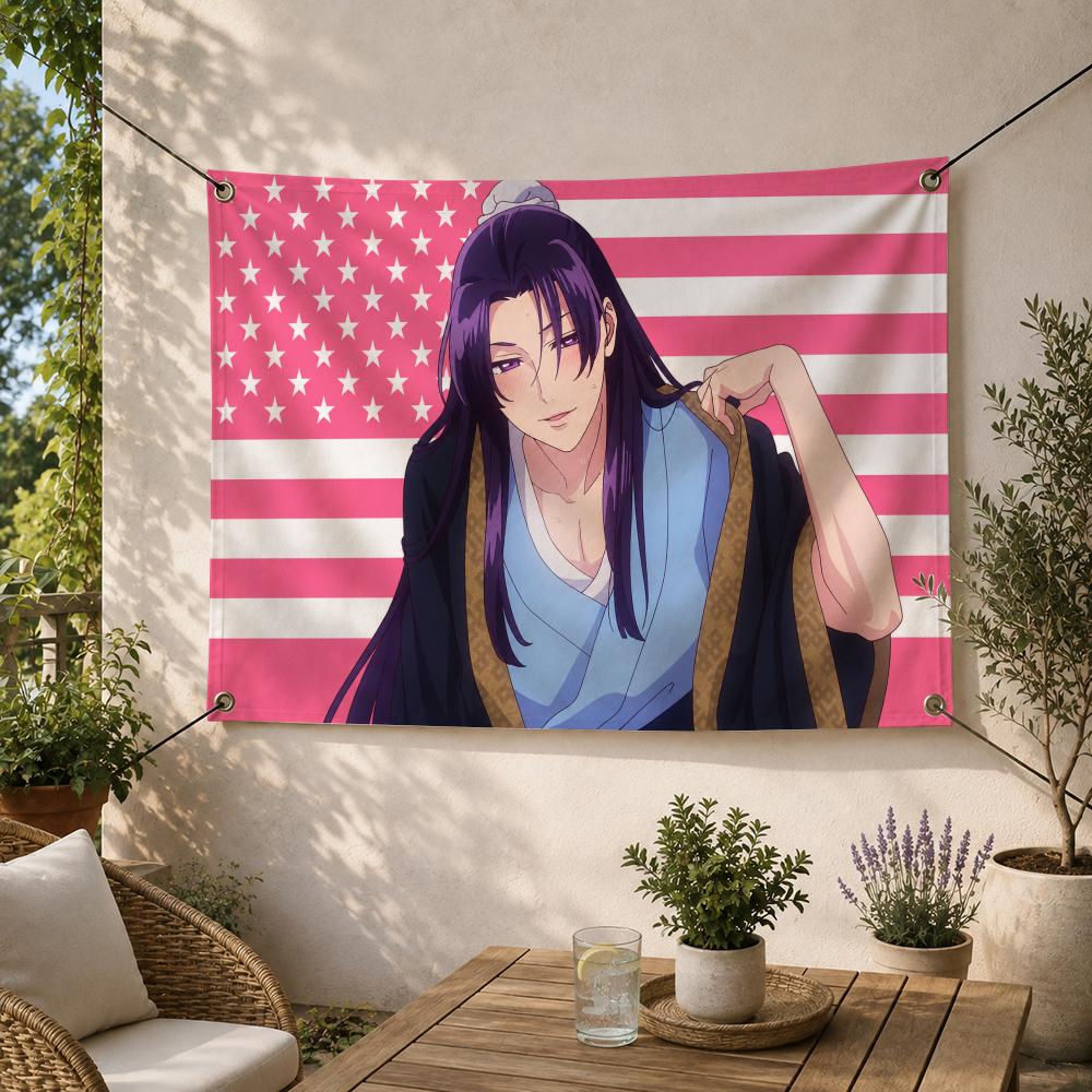 Outdoor Camping Anime - Banderas decorativas de anime historiográfico J-Jinshi