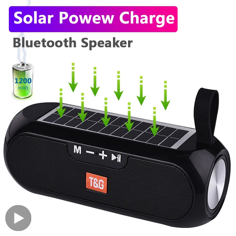 Outdoor Camping Tv - Radio Solar FM para exteriores, altavoz