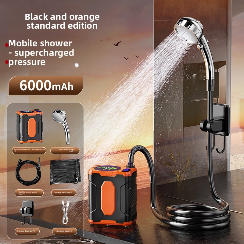 Ducha Eléctrica Portátil con B - Outdoor Camping Rental reseña y precio