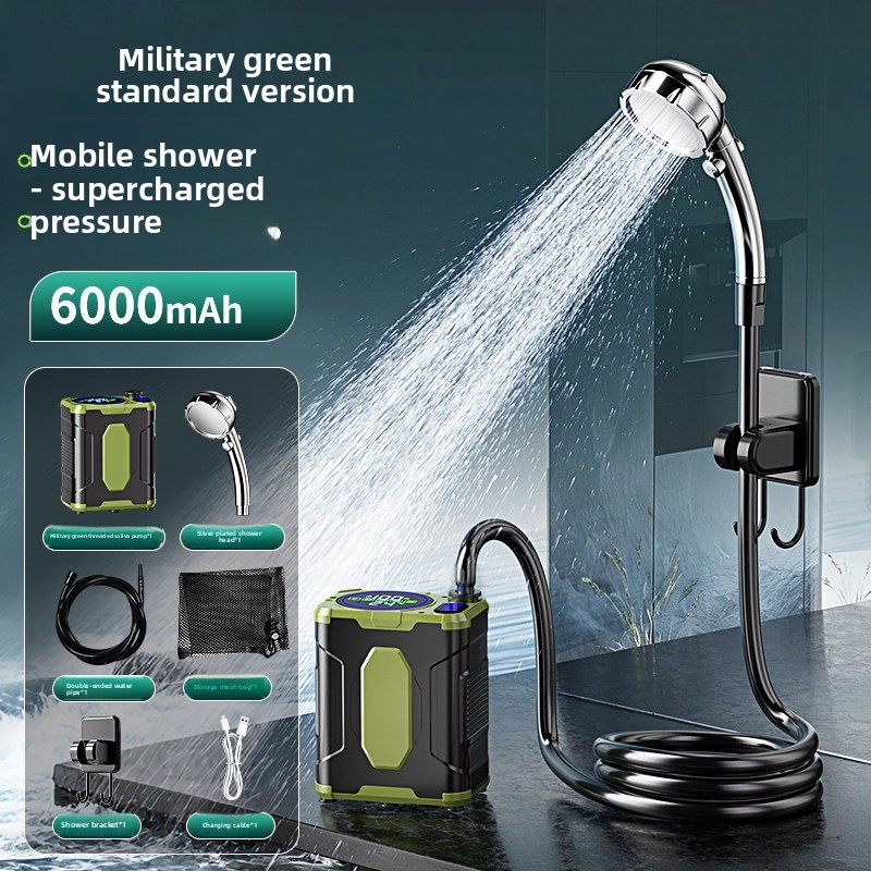 Ducha Eléctrica Portátil con B - Outdoor Camping Rental reseña y precio