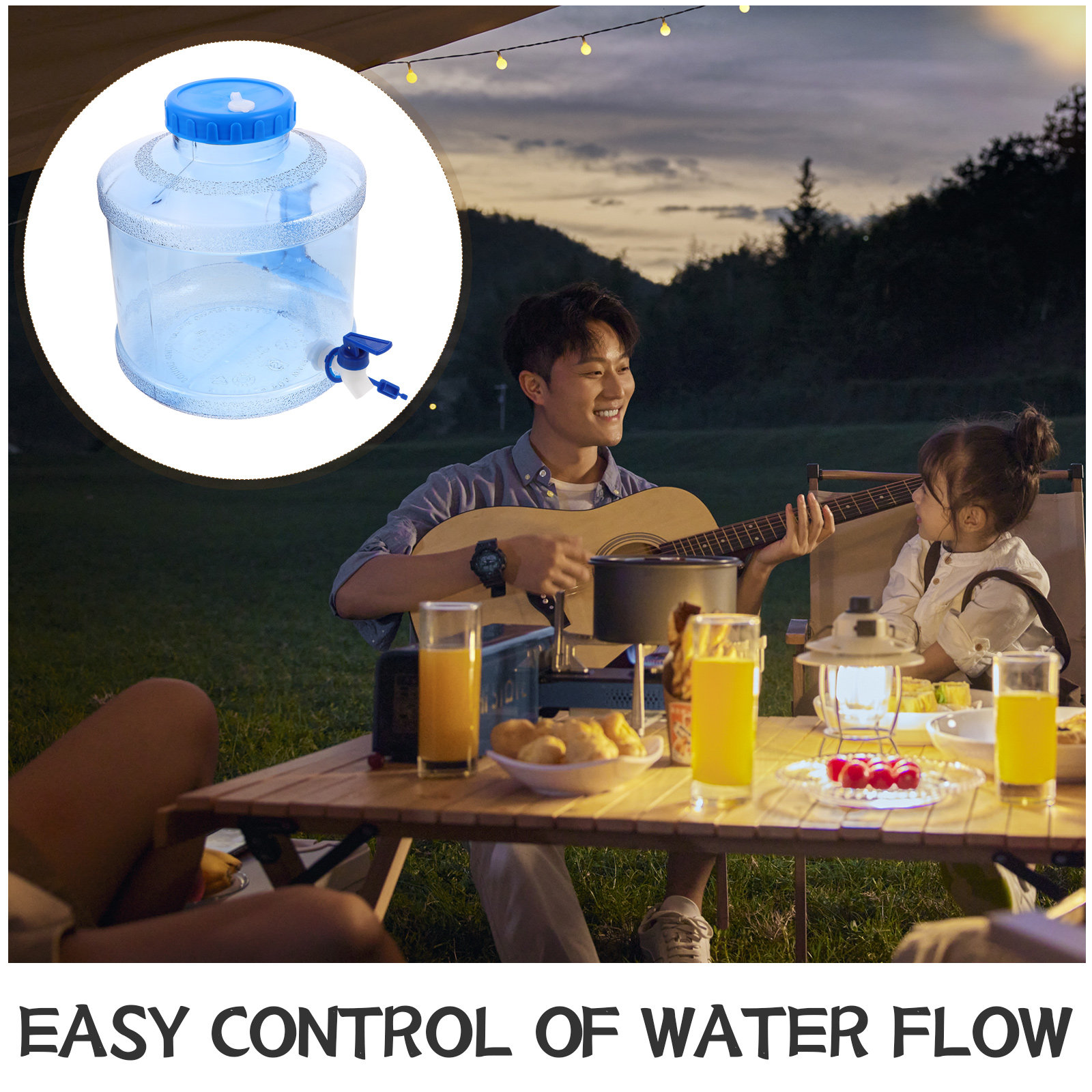 Contenedor de Agua Portátil de - Outdoor Camping Water Jug reseña y precio