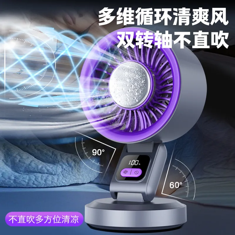Ventilador de escritorio plega - Outdoor Camping Fans reseña y precio