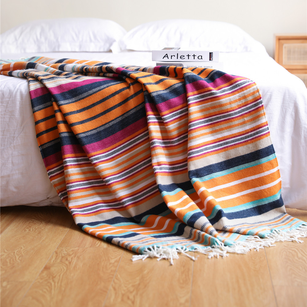 Manta de cama mexicana, manta  - Outdoor Camping Tv reseña y precio