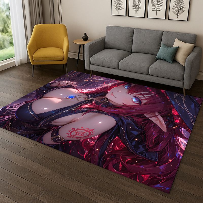 Alfombra de dibujos animados c - Outdoor Camping Anime reseña y precio