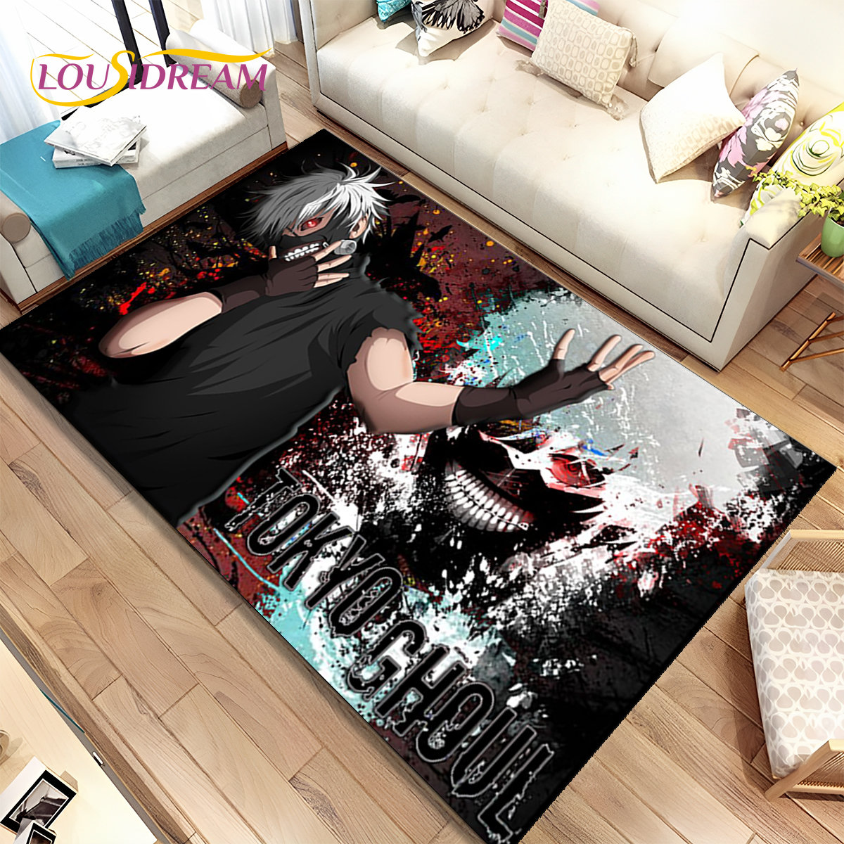 Alfombra de dibujos animados d - Outdoor Camping Anime reseña y precio