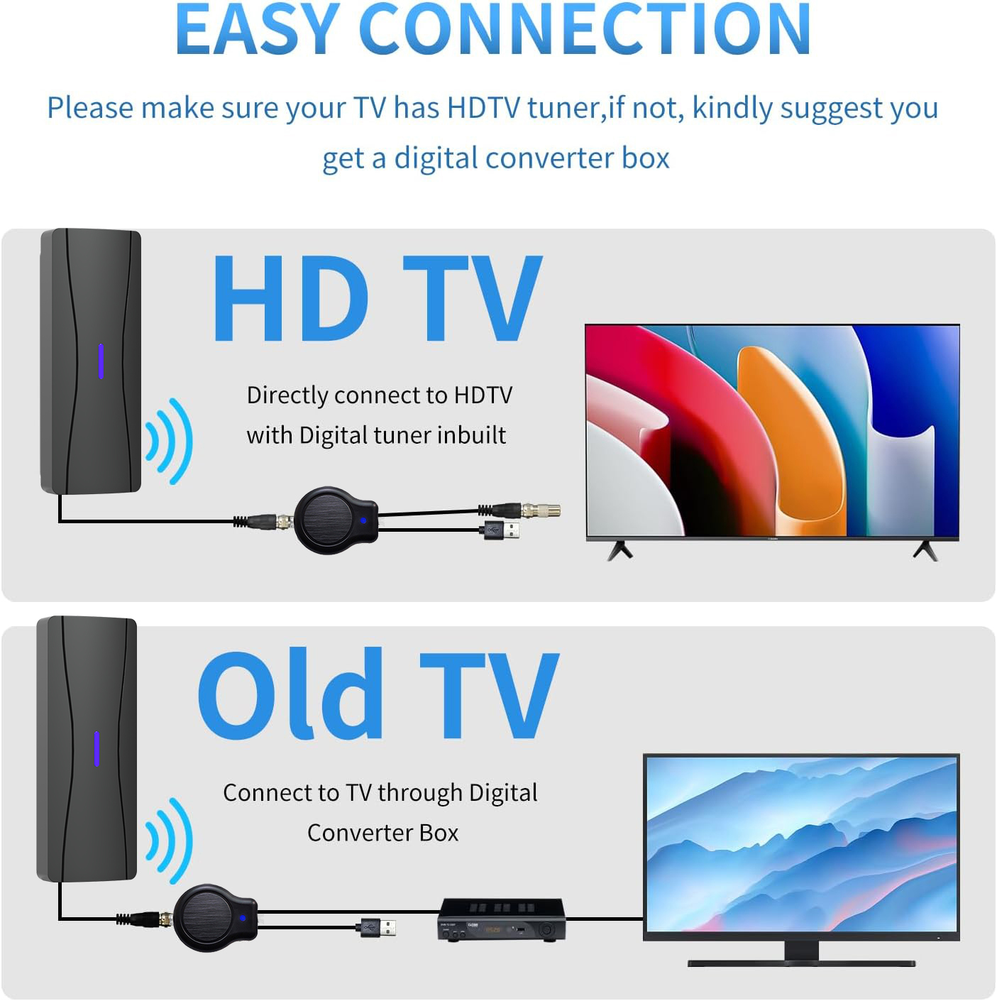 Antena de TV para Exteriores/I - Outdoor Camping Tv reseña y precio
