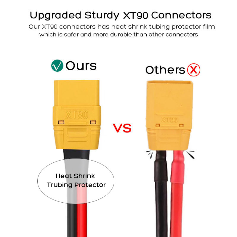 Cable XT90 Macho a XT90 Hembra - Portable Power Station reseña y precio