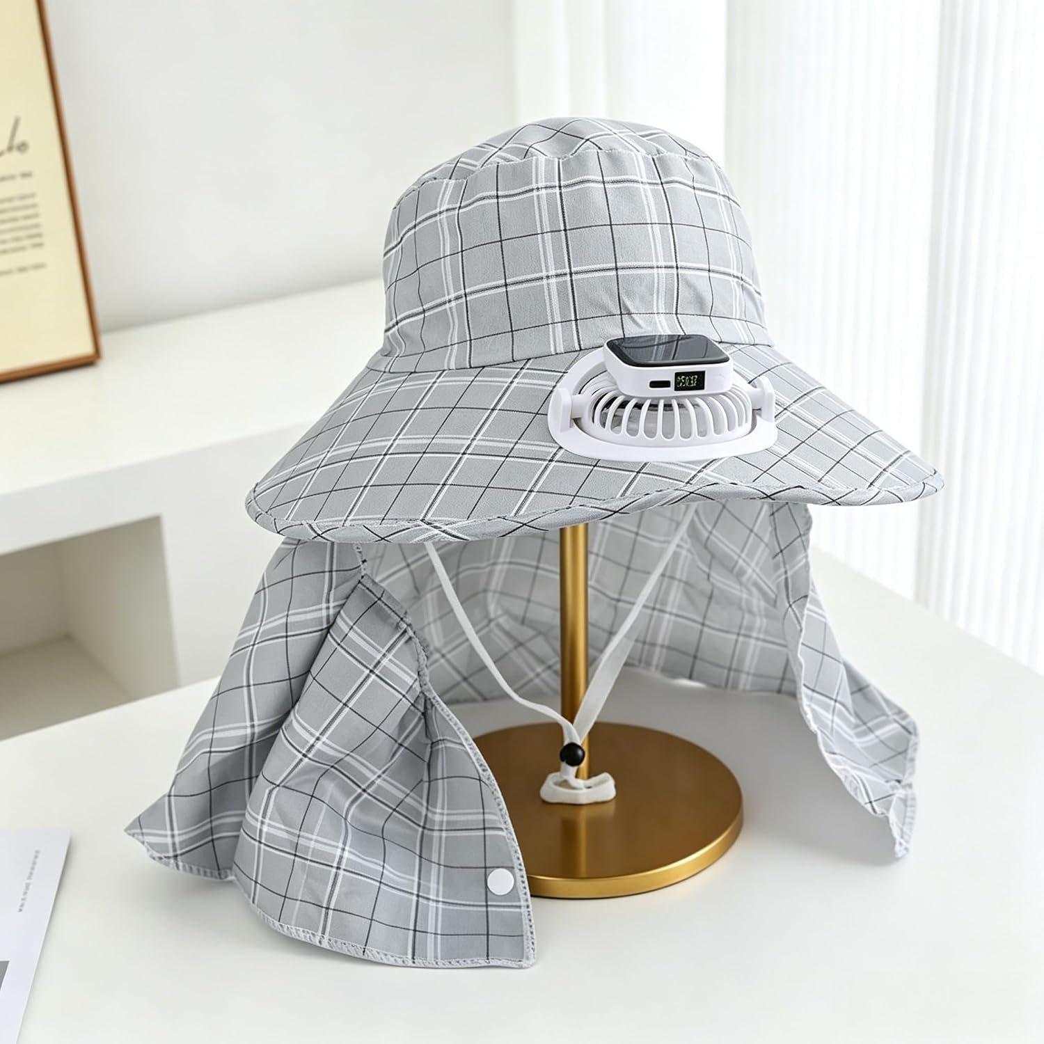 1PC Sombrero con Ventilador de - Outdoor Camping Fans reseña y precio