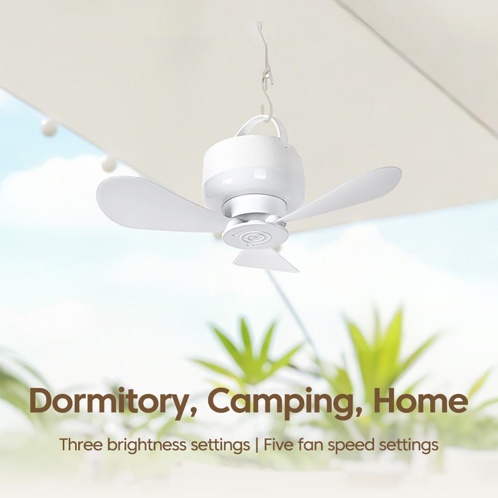 Ventilador de Techo Portátil c - Outdoor Camping Fans reseña y precio