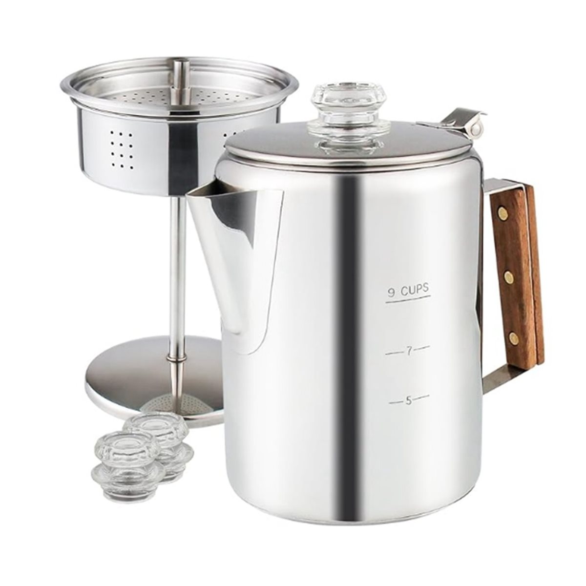 Cafetera Percoladora Compatibl - Camp Percolator Coffee reseña y precio