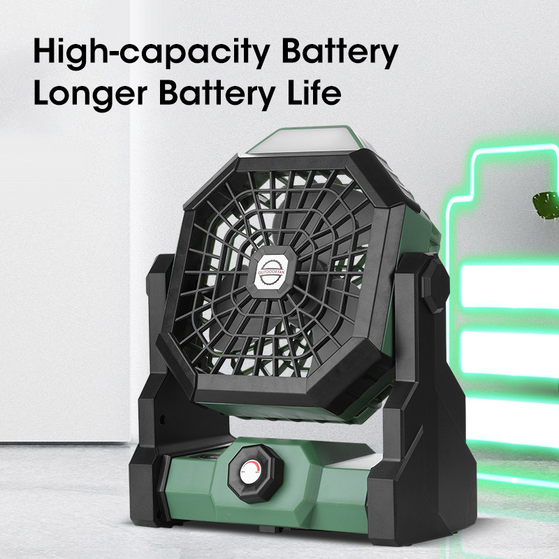 Ventilador de Camping de 10000 - Outdoor Camping Fans reseña y precio