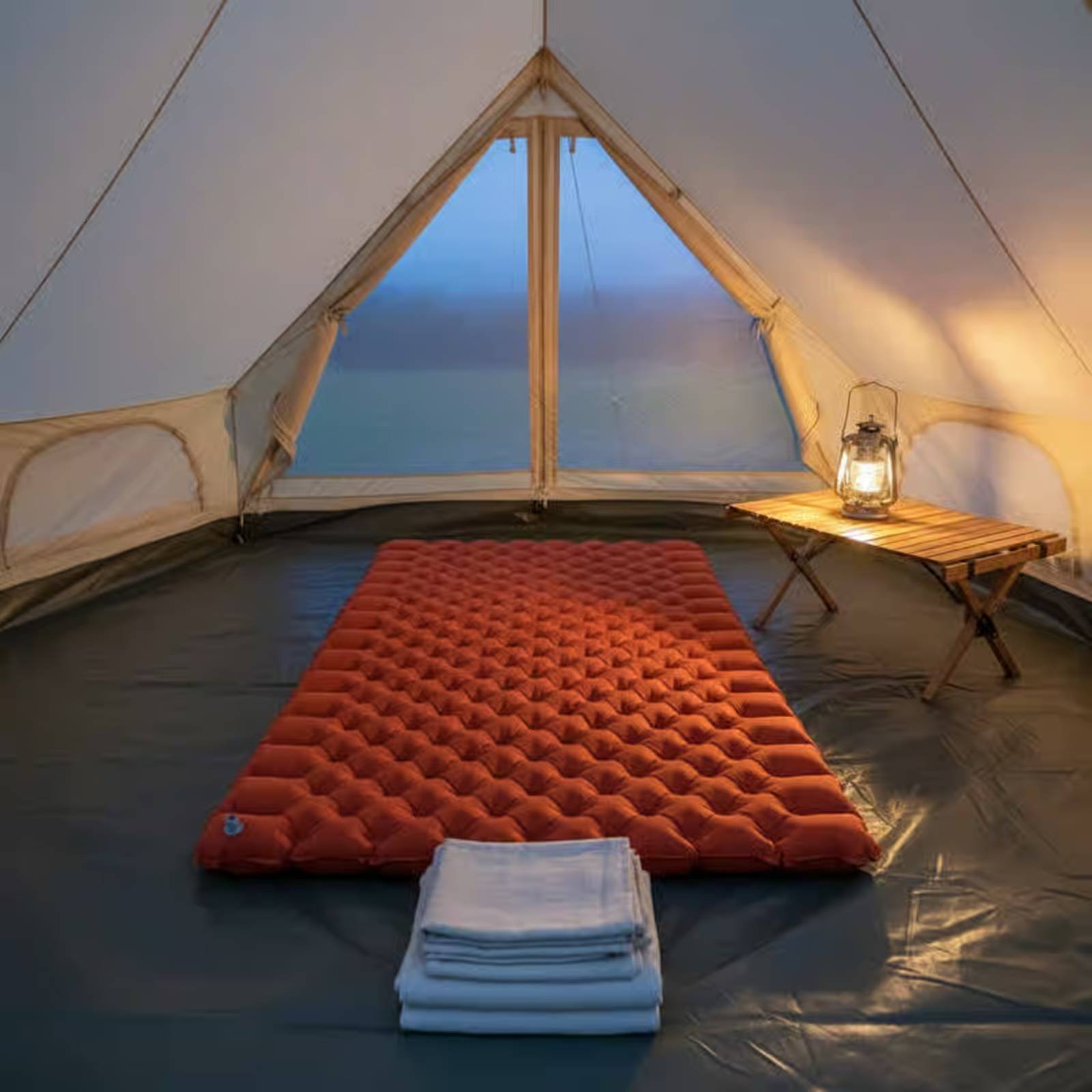 Colchoneta Inflable para Campi - Outdoor Camping Rugs reseña y precio