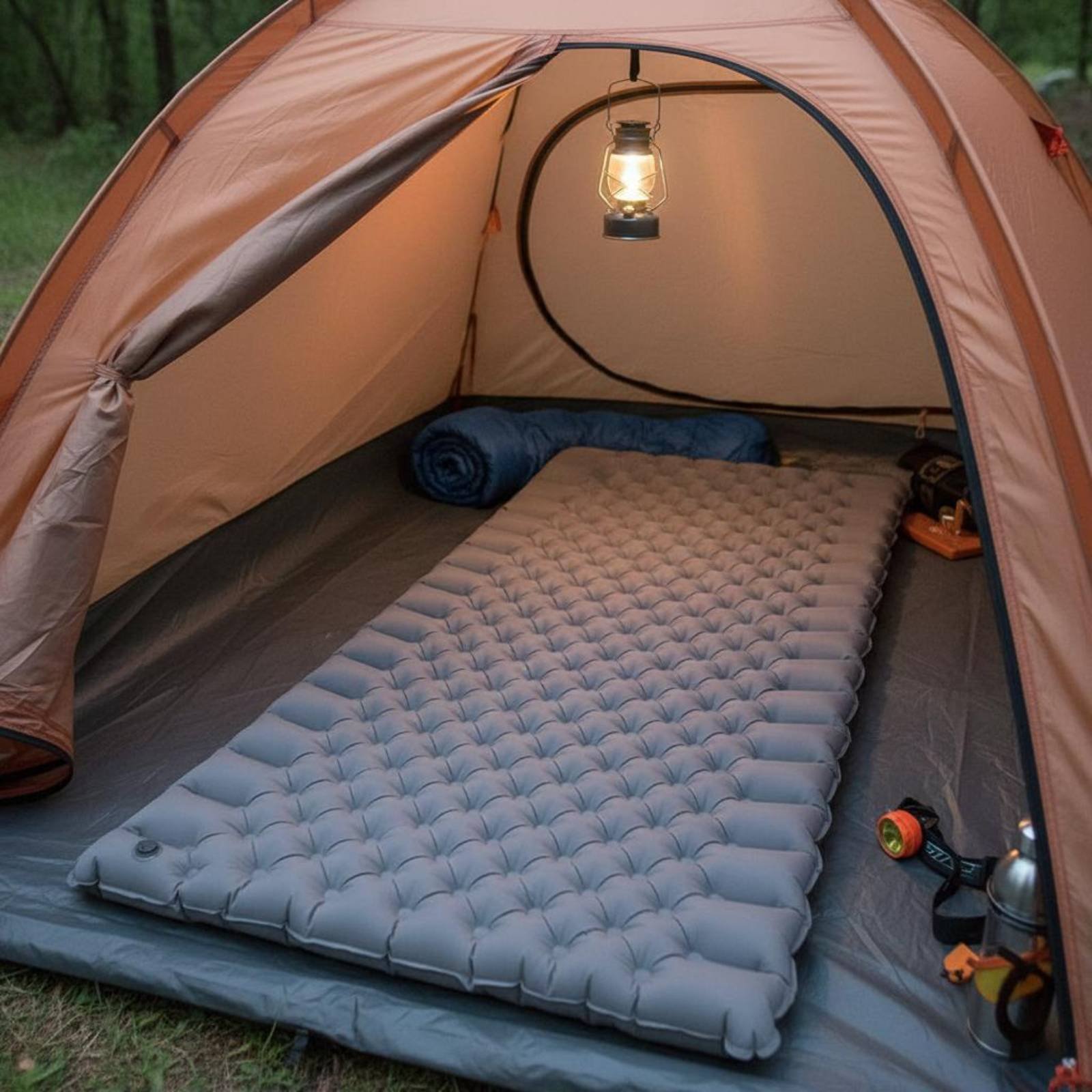Colchoneta Inflable para Campi - Outdoor Camping Rugs reseña y precio