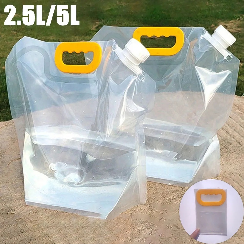 Bolsa de agua portátil de 5L,  - Outdoor Camping Water Jug reseña y precio