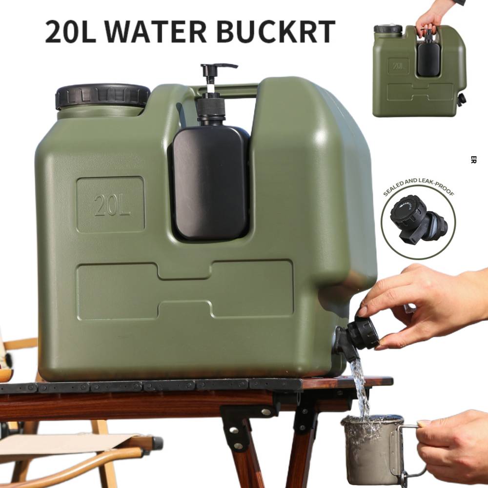 Jarra de agua portátil para ac - Outdoor Camping Water Jug reseña y precio