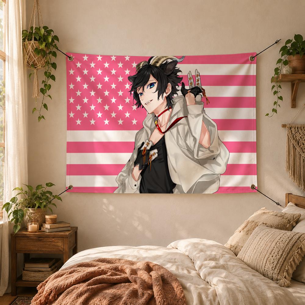 Banderas decorativas de Anime  - Outdoor Camping Anime reseña y precio