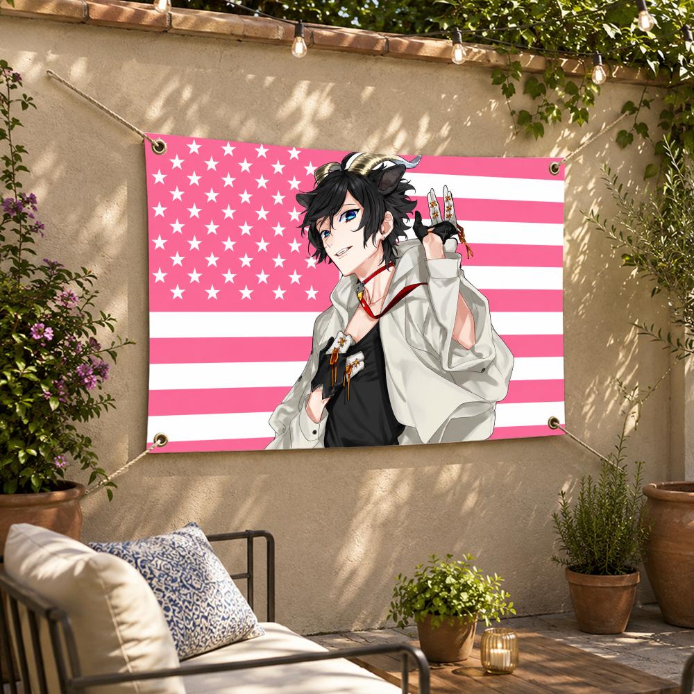 Banderas decorativas de Anime  - Outdoor Camping Anime reseña y precio