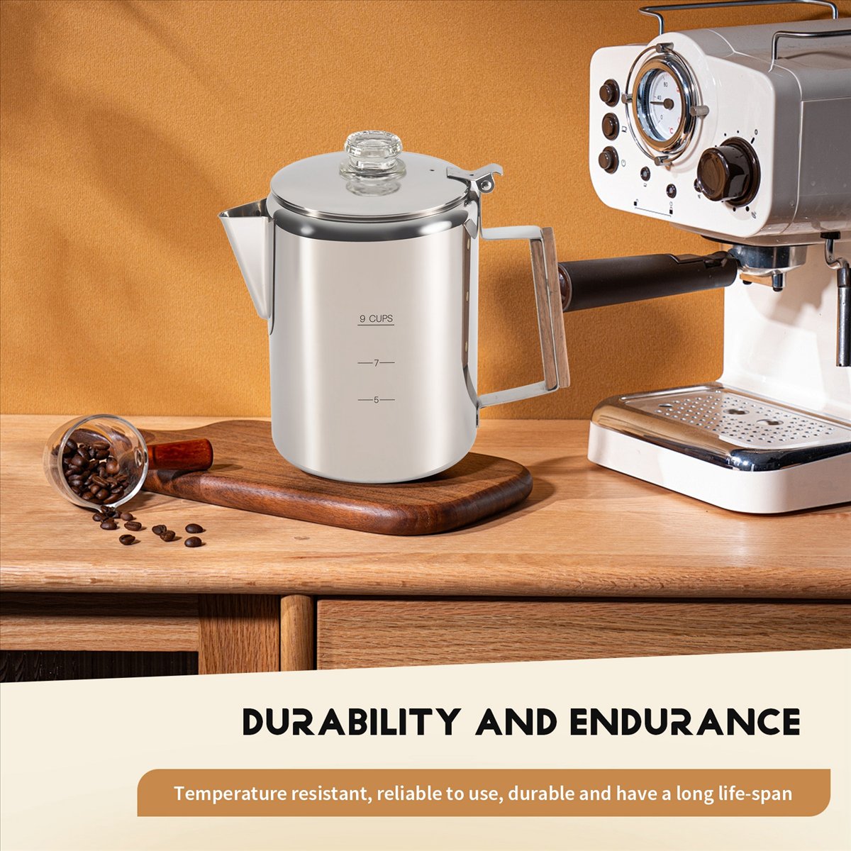 Cafetera HITL para Camping, Pe - Camp Percolator Coffee reseña y precio
