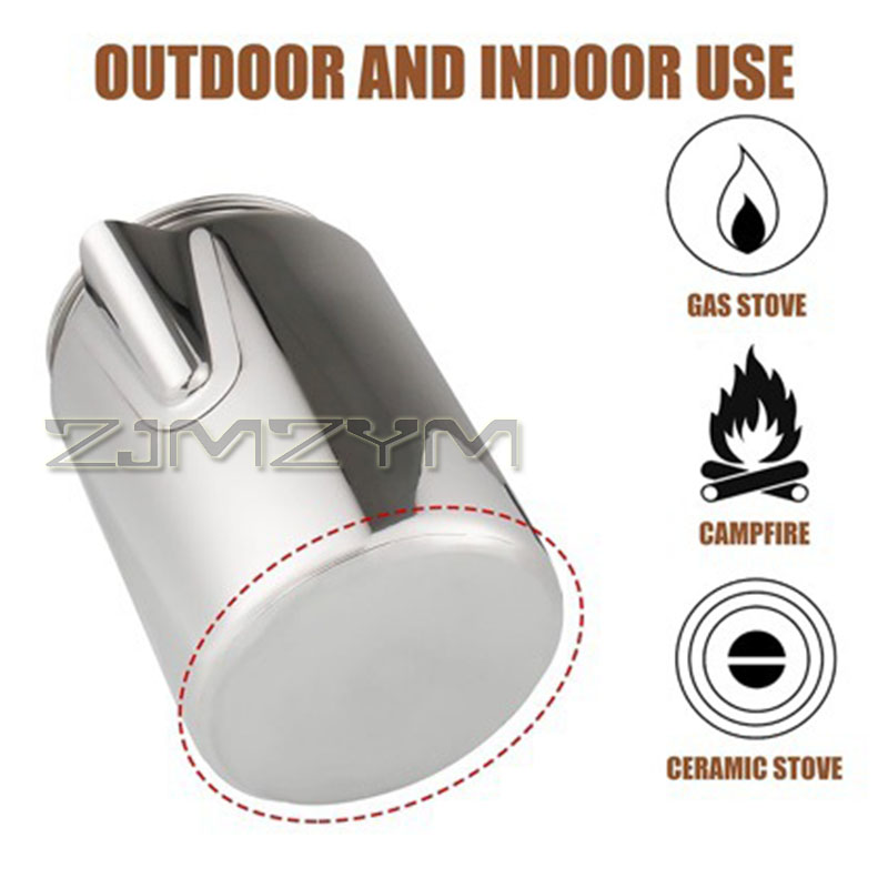 Cafetera de acero inoxidable d - Camp Percolator Coffee reseña y precio