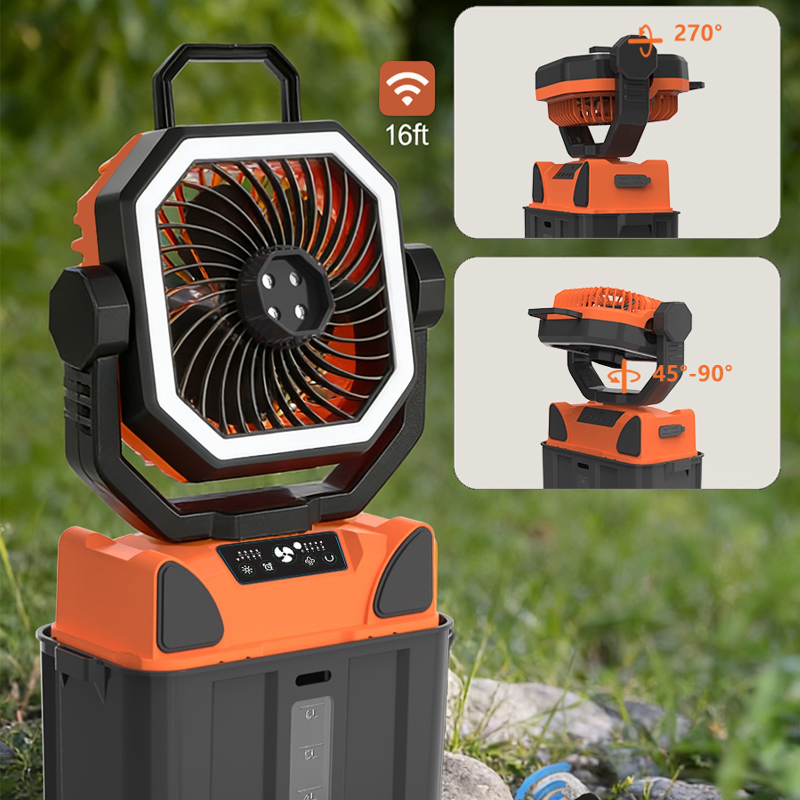 Ventilador de Camping Recargab - Outdoor Camping Fans reseña y precio