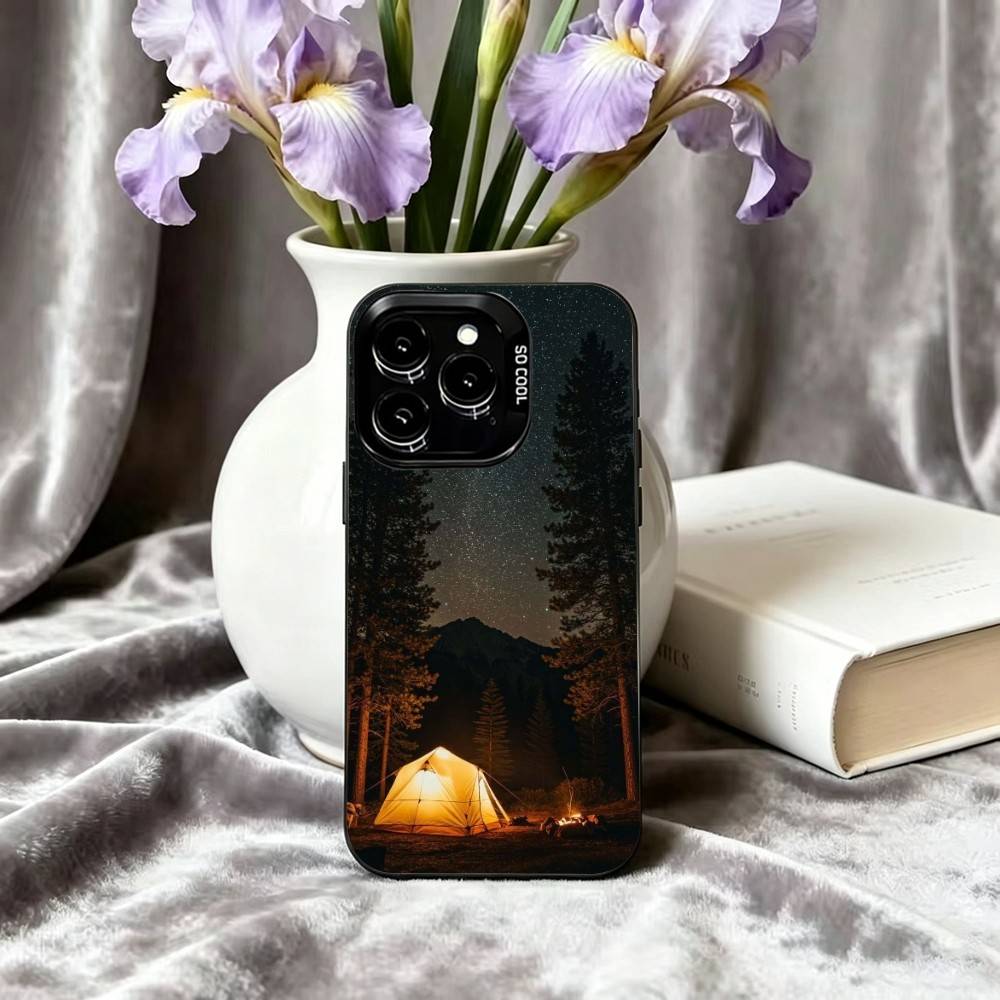 Funda para Teléfono con Diseño - Outdoor Camping Anime reseña y precio