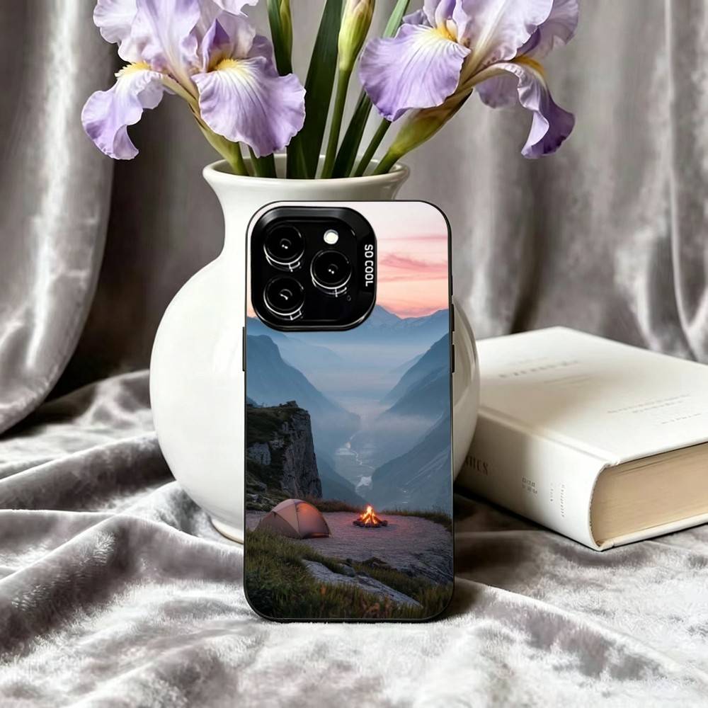 Funda para Teléfono con Diseño - Outdoor Camping Anime reseña y precio