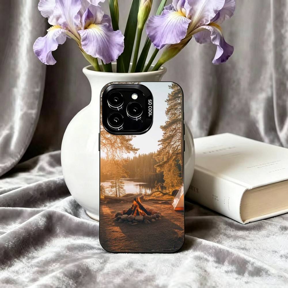 Funda para Teléfono con Diseño - Outdoor Camping Anime reseña y precio
